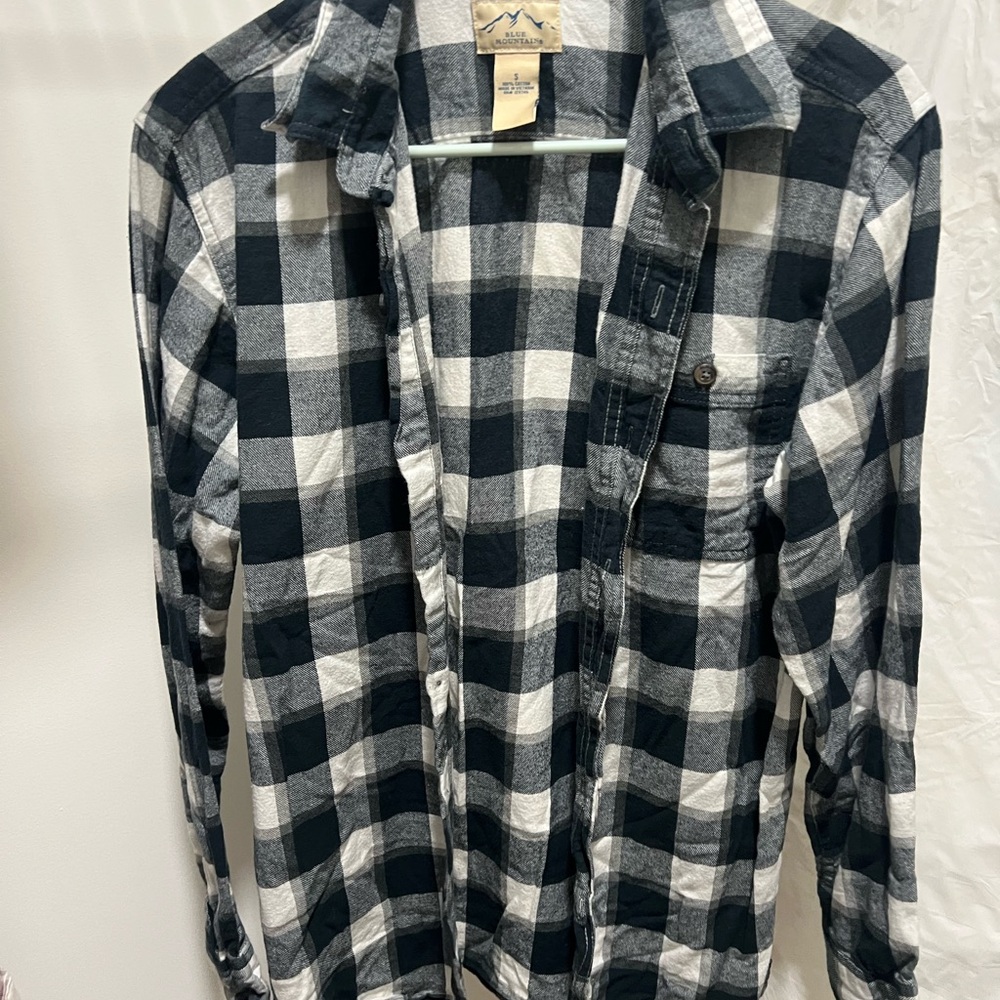 Mountain Khakis Checkered Shirt in Black and White